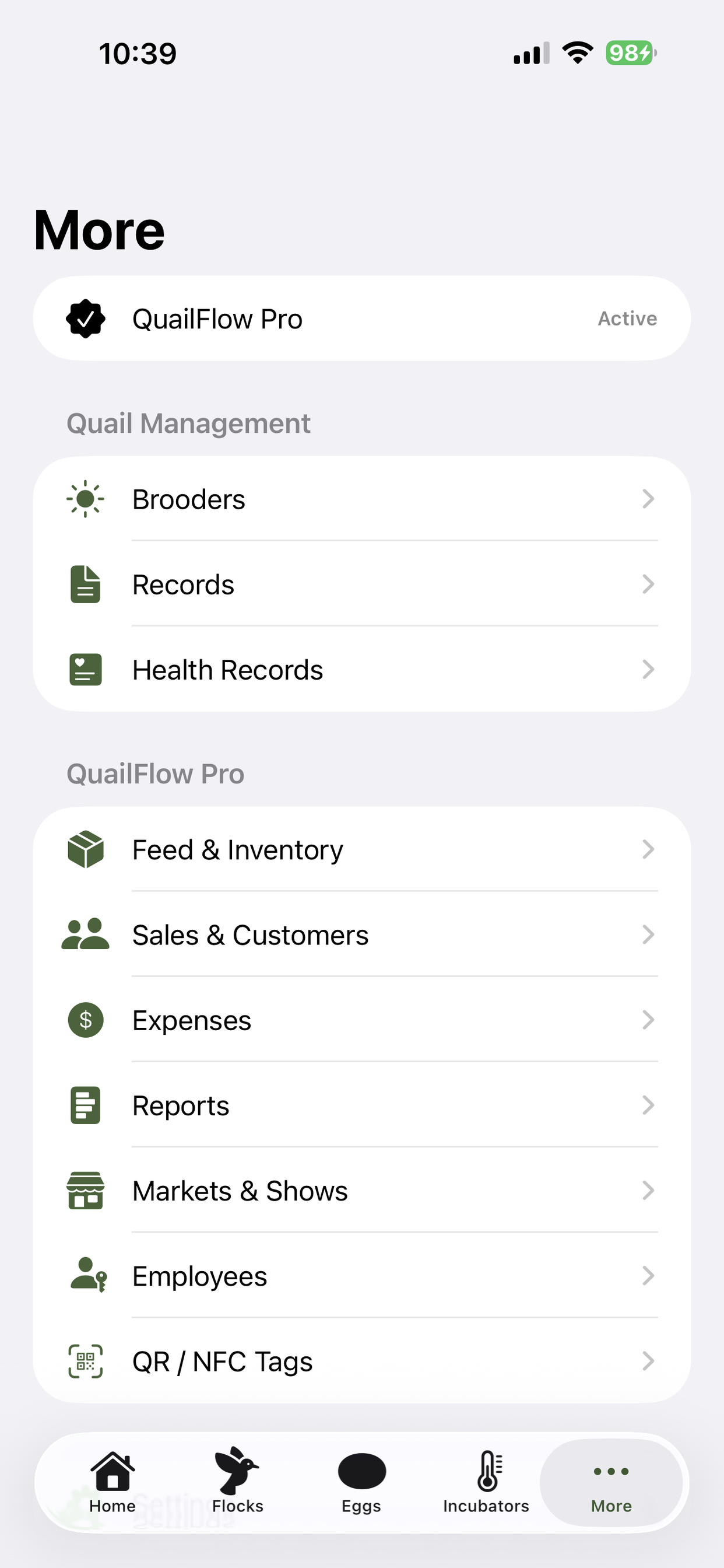 QuailFlow management tools